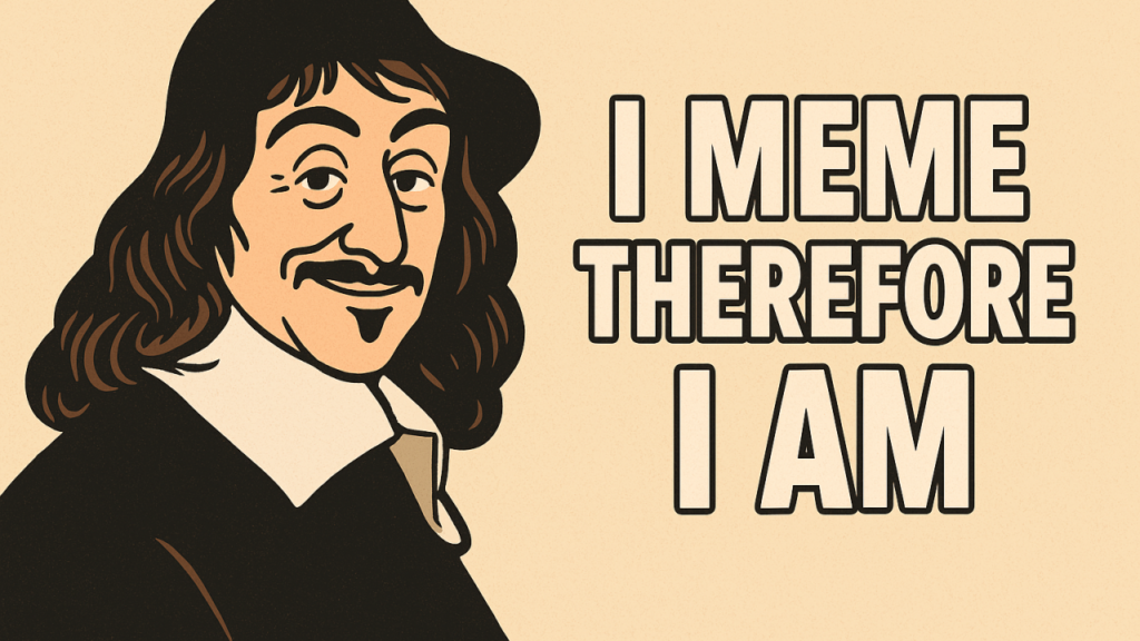 I Think Therefore I Am Meme – Philosophy Joke 2026